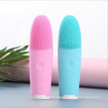 Portable Mini Electric waterproof soft Silicone Cleansing Brush Deep Pore Face Cleaner exfoliating facial Cleaning Device